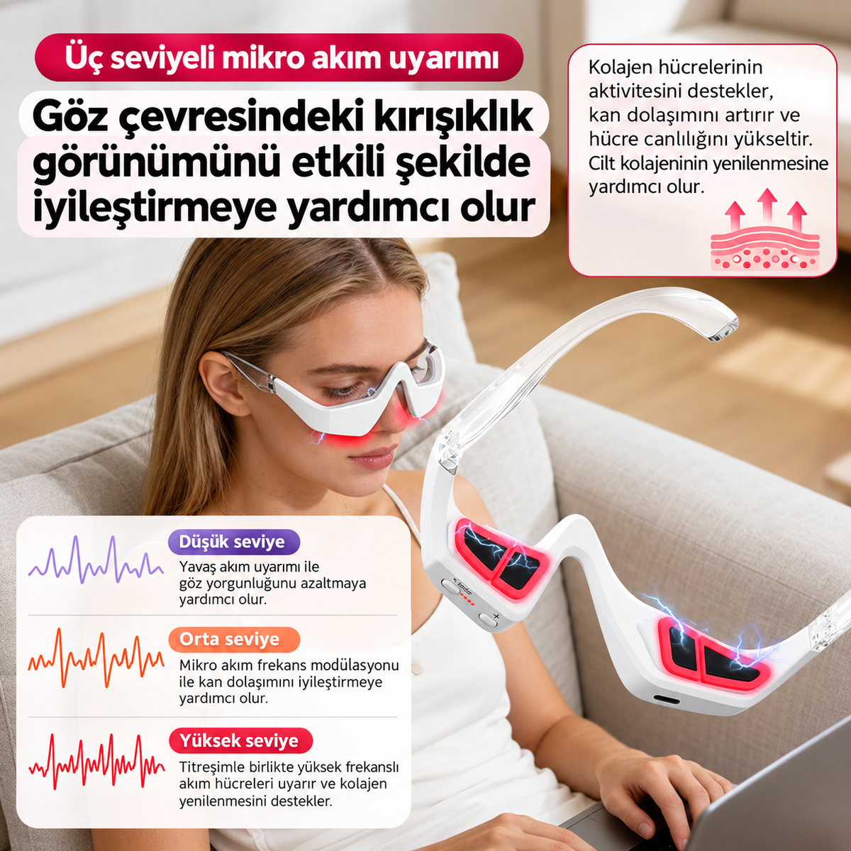 Göz altı masaj