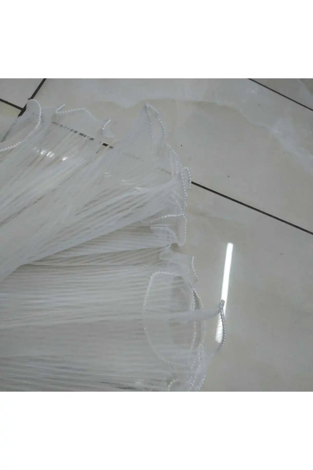 3,66 Metre Beyaz Boncuklu Çiçek Sarma Kağıdı💐Buket Ambalaj Kağıdı, Çiçek Sarma Çiçek Malzemeleri