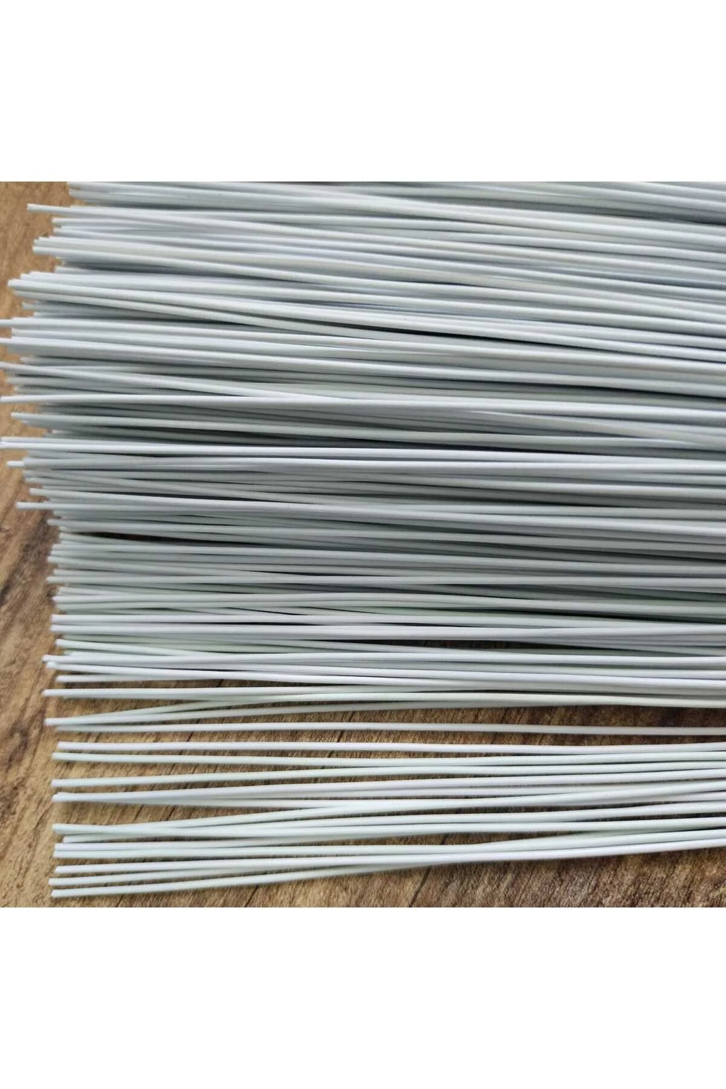 20 Adet BEYAZ Çiçek Teli-30 cm uzunluk 🌼🌸🎁💖 hobi, el sanatları ve çiçekçilik projeleri içindir.