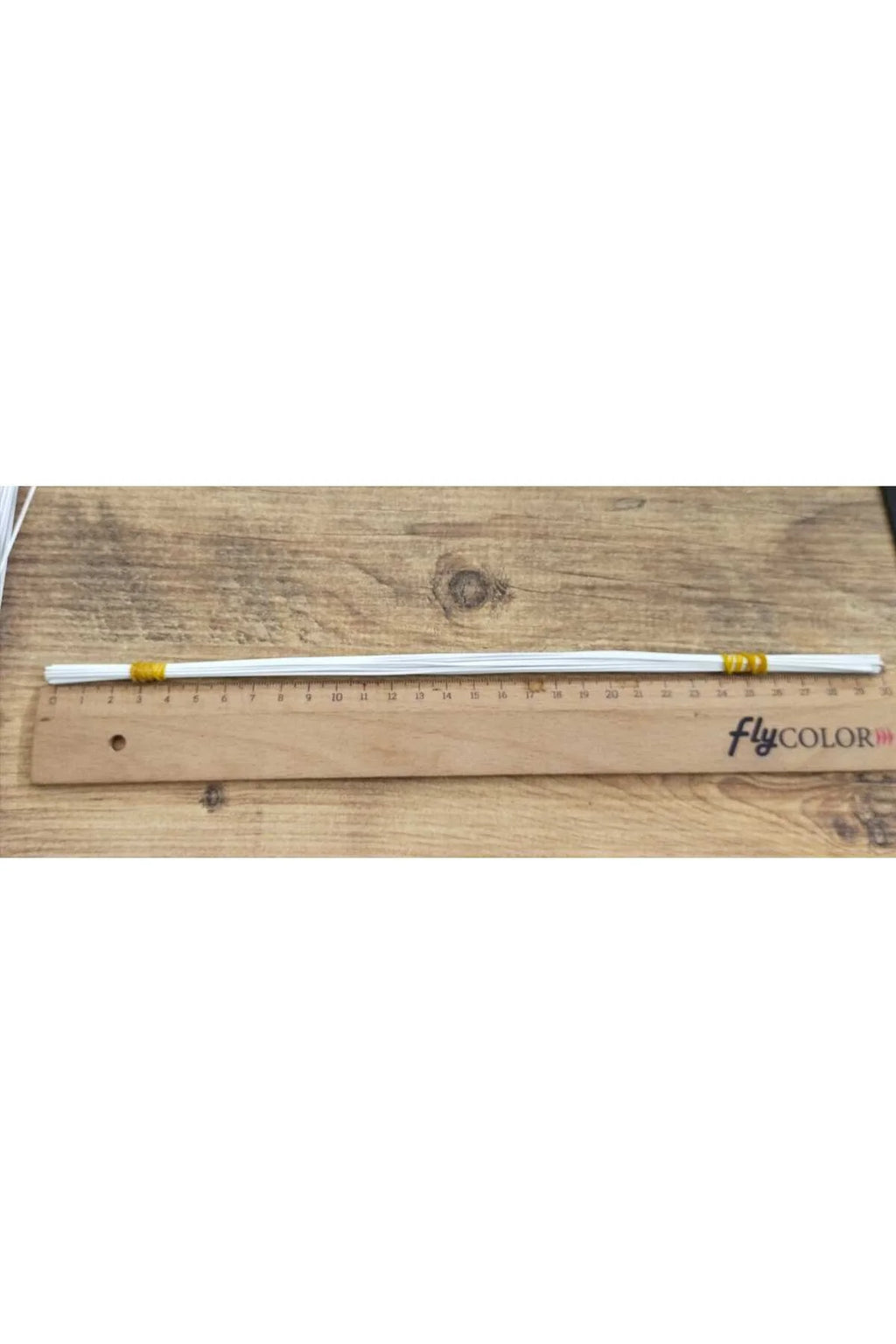 20 Adet BEYAZ Çiçek Teli-30 cm uzunluk 🌼🌸🎁💖 hobi, el sanatları ve çiçekçilik projeleri içindir.