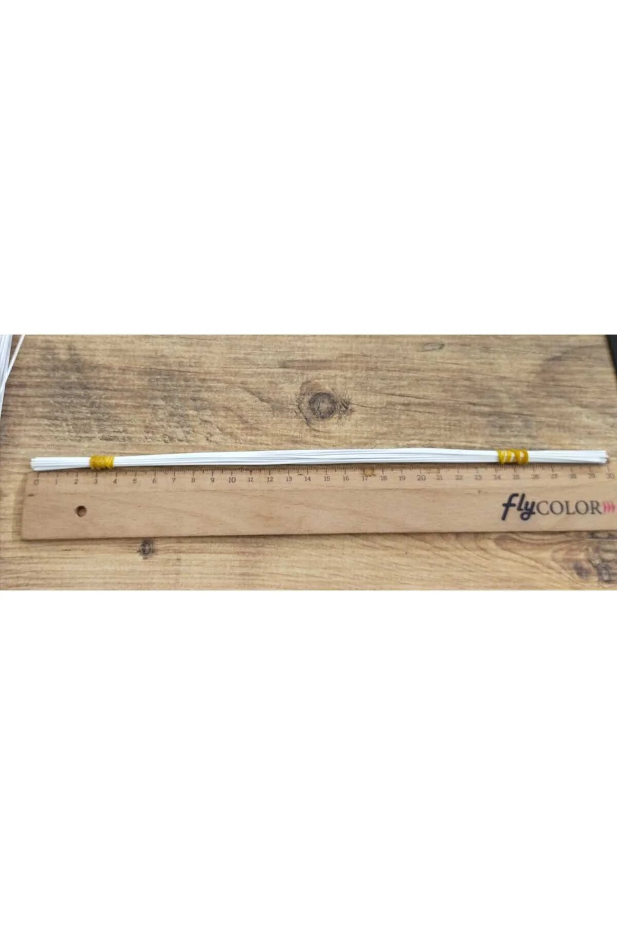 20 Adet BEYAZ Çiçek Teli-30 cm uzunluk 🌼🌸🎁💖 hobi, el sanatları ve çiçekçilik projeleri içindir.