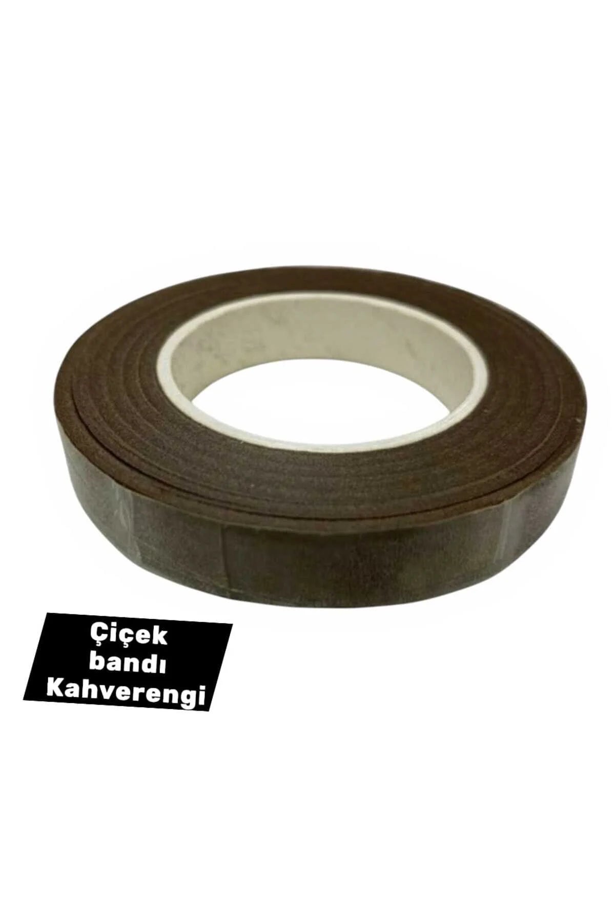 Kahverengi Çiçek Bandı, Çiçek Teli sarma, buket çiçek bandı,El yapımı DIY 1 cm eni 1 adet 28 metre