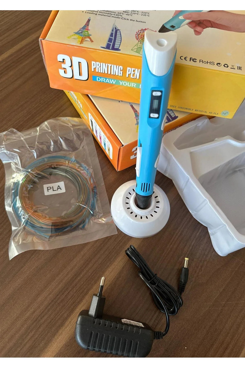 “3d Printing Pen”3d Pen Baskı Kalemi Yazıcı ✏️printer 3 Renk Filament Mutkin-