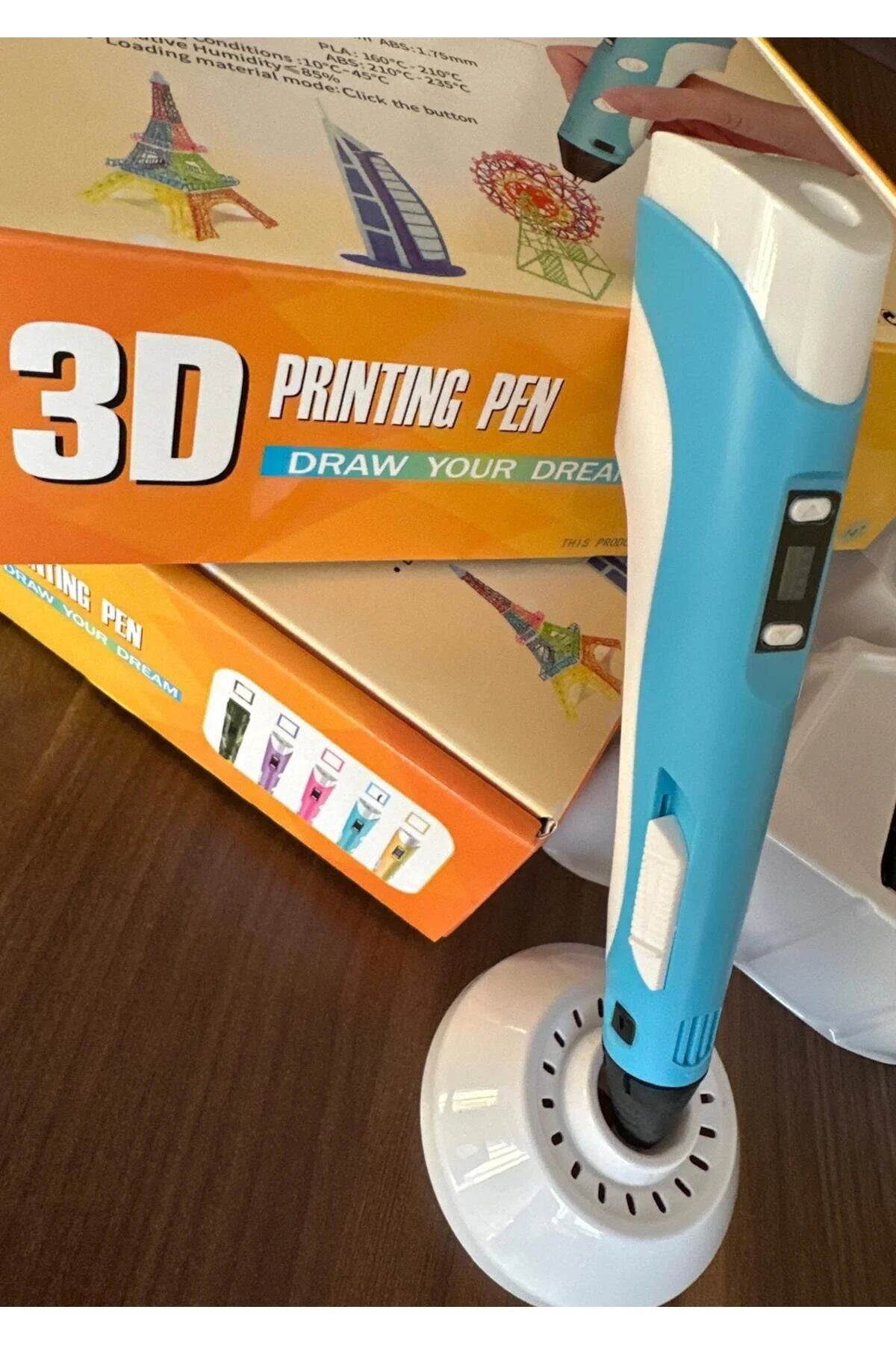 “3d Printing Pen”3d Pen Baskı Kalemi Yazıcı ✏️printer 3 Renk Filament Mutkin-