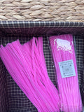 ŞÖNİL 100 LÜ ŞEKER PEMBE RENK KOD A028 30 CM -🛍️ YOĞUN TÜYLÜ HOBİ ÇUBUĞU TEL EL İŞİ 100 LÜ PAKET💐