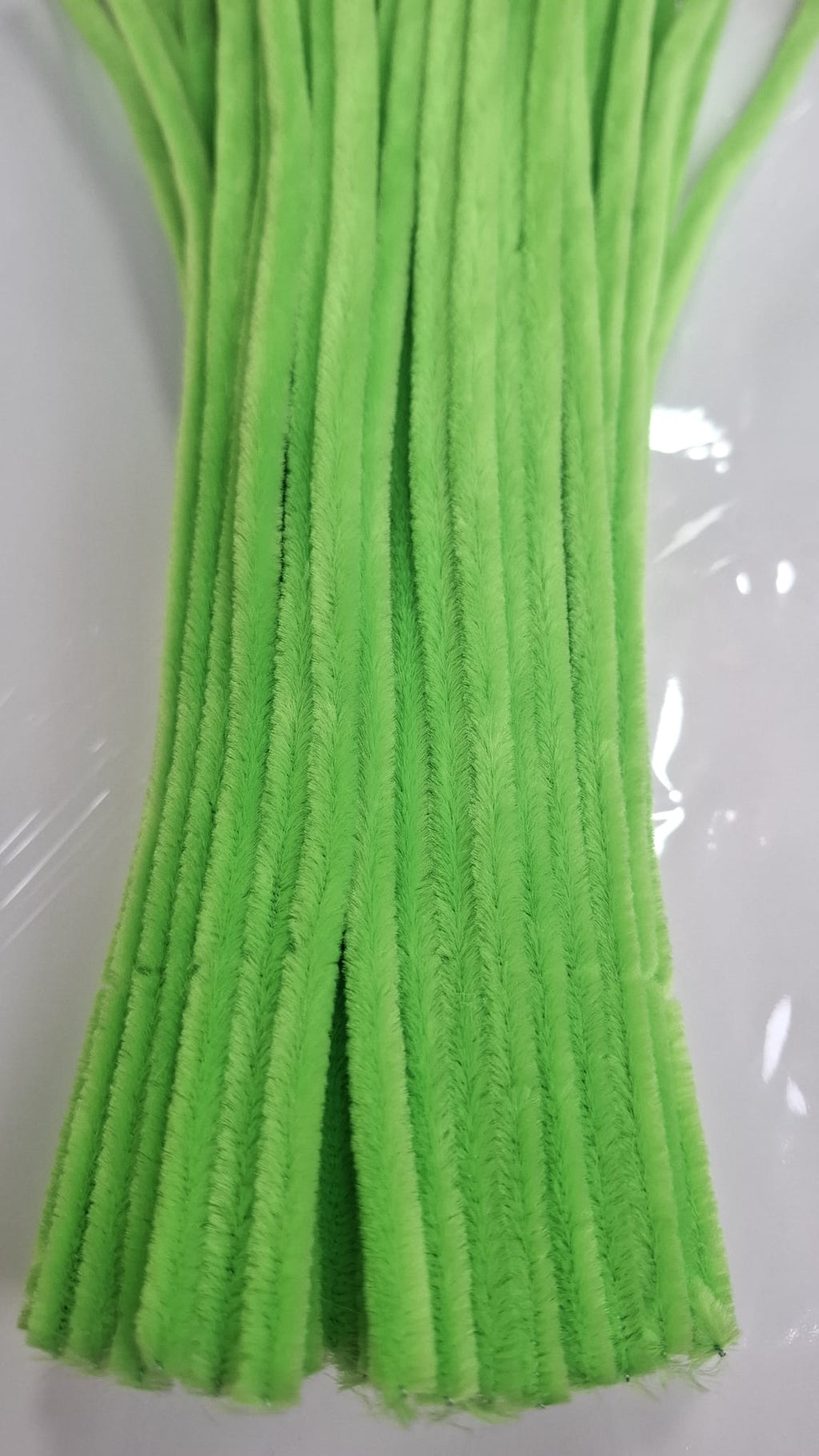 ŞÖNİL 100 LÜ YEŞİL RENK KOD A042 30 CM -🛍️ YOĞUN TÜYLÜ HOBİ ÇUBUĞU TEL EL İŞİ 100 LÜ PAKET💐