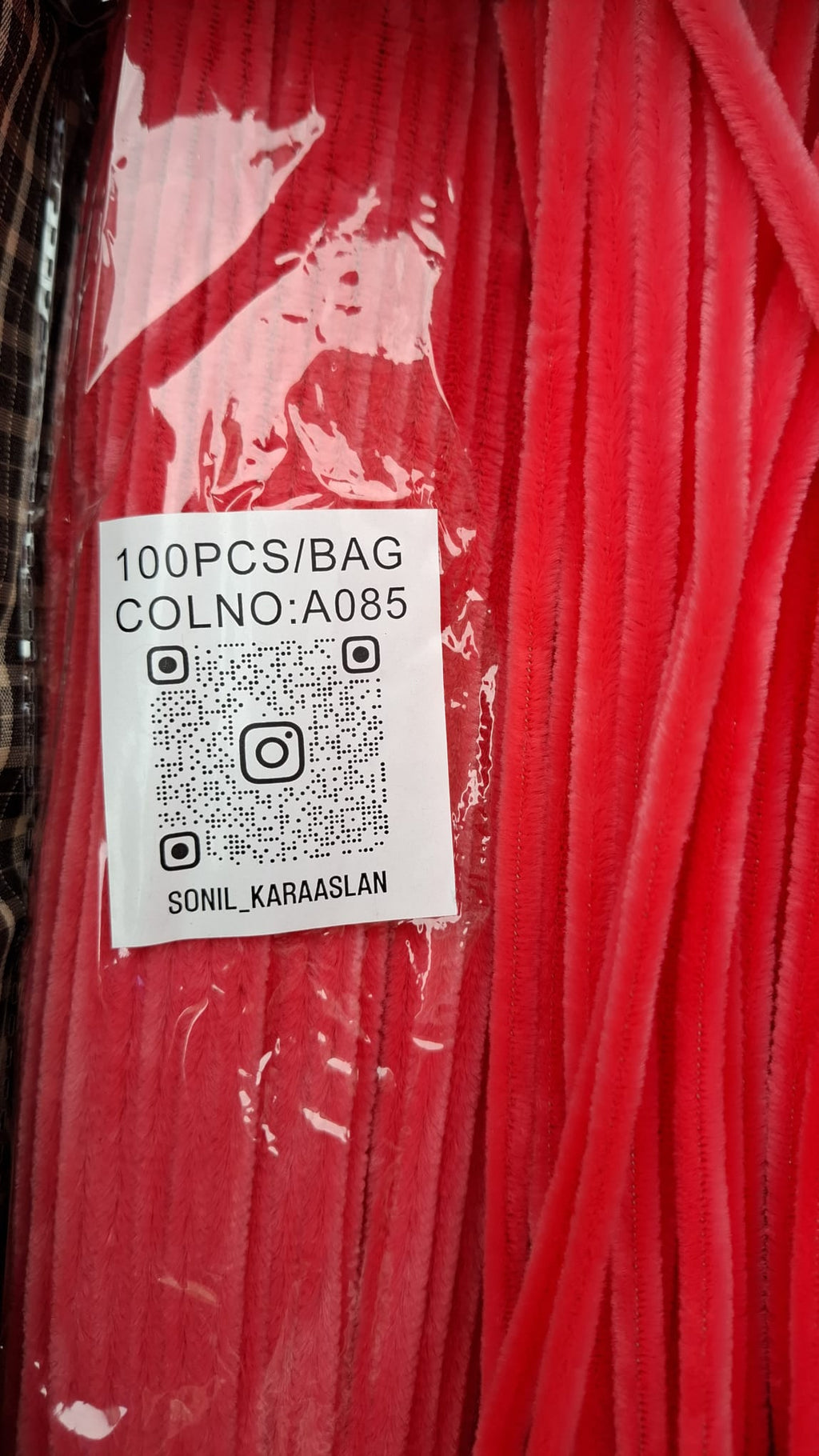 ŞÖNİL 100 LÜ AÇIK NAR ÇİÇEĞİ RENK KOD A085 30 CM -🛍️ YOĞUN TÜYLÜ ÇUBUĞU TEL EL İŞİ 100 LÜ PAKET💐