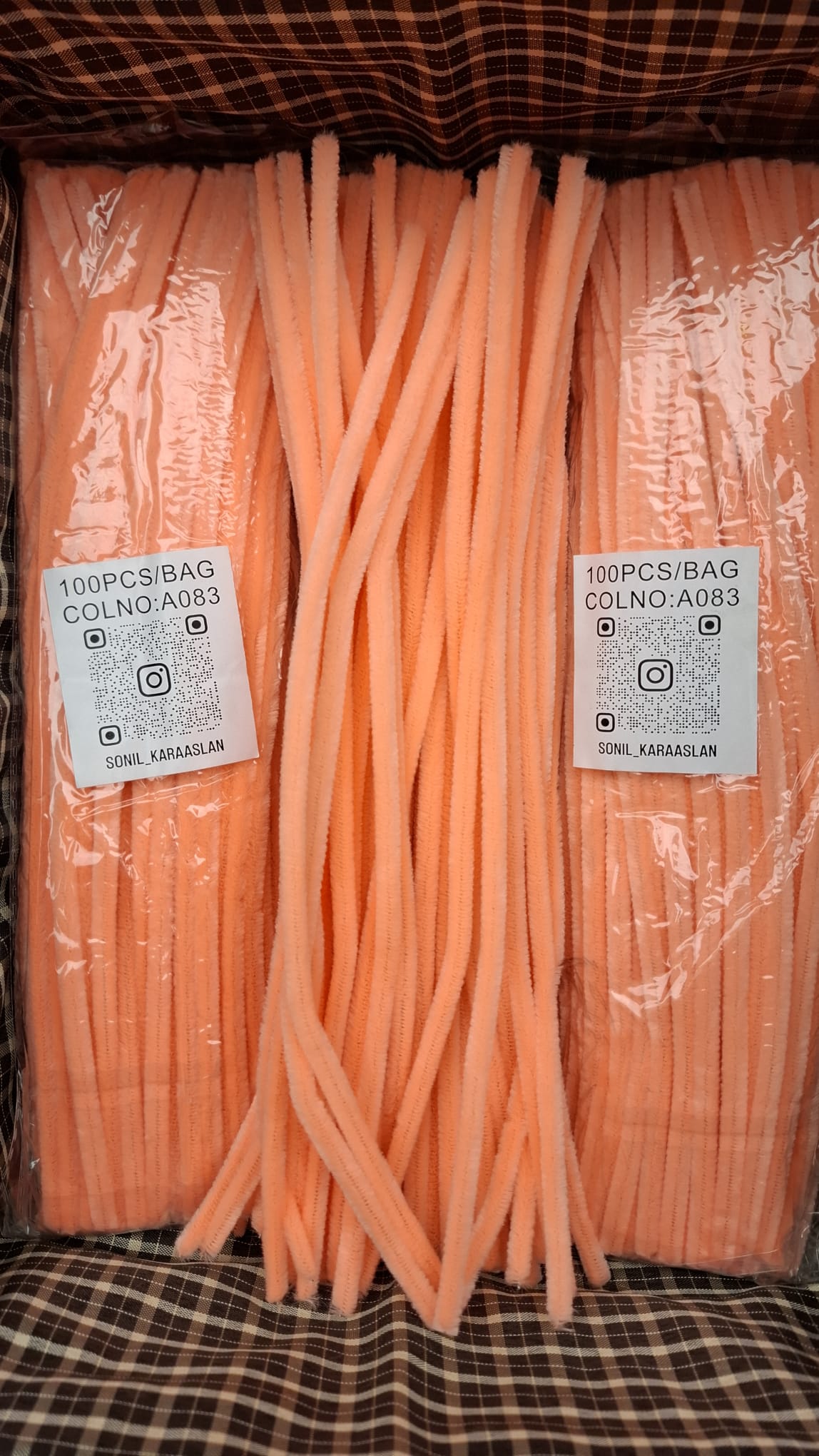 ŞÖNİL 100 LÜ YAVRU AĞZI RENK KOD A083 30 CM -🛍️ YOĞUN TÜYLÜ HOBİ ÇUBUĞU TEL EL İŞİ 100 LÜ PAKET💐
