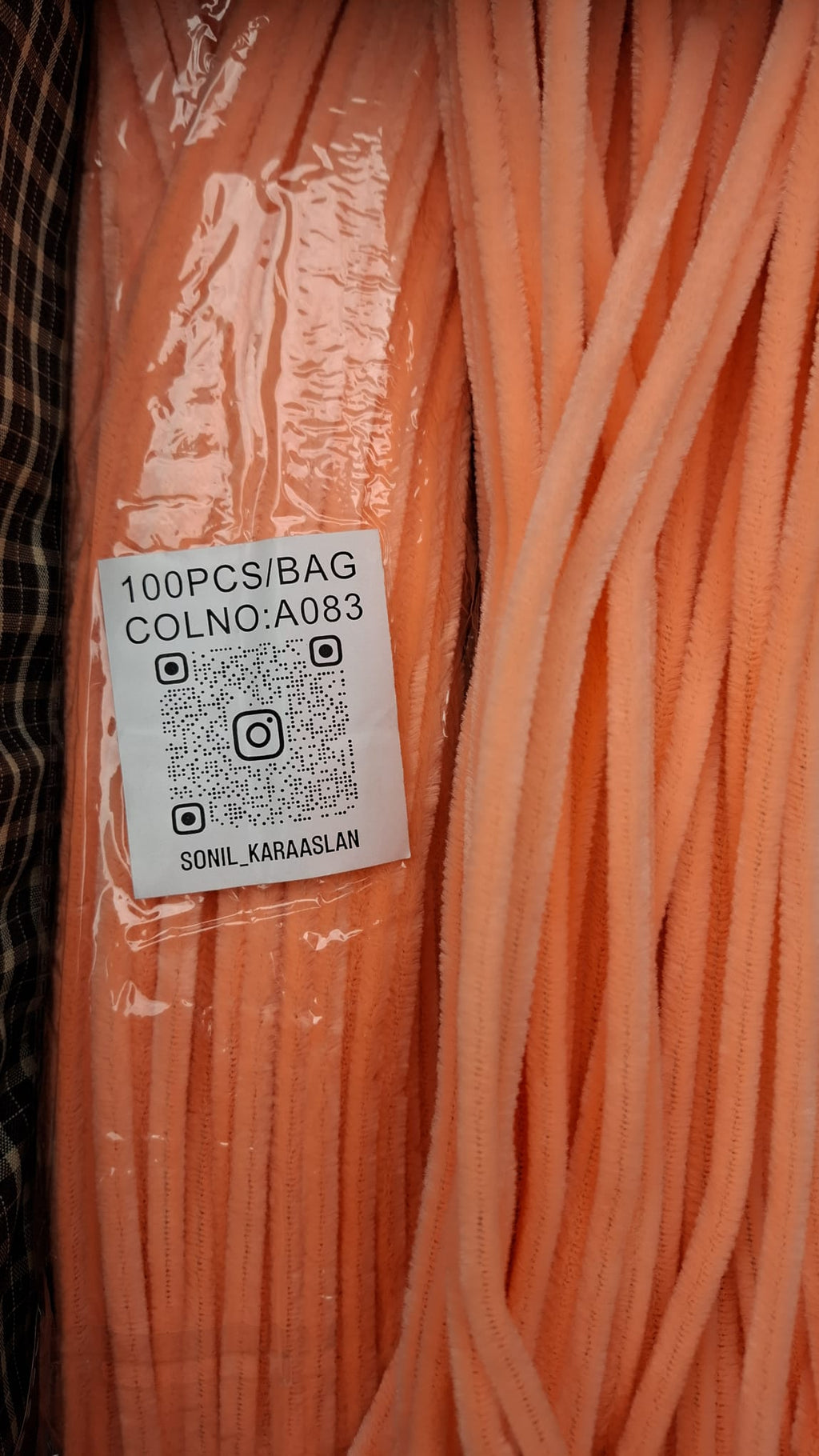ŞÖNİL 100 LÜ YAVRU AĞZI RENK KOD A083 30 CM -🛍️ YOĞUN TÜYLÜ HOBİ ÇUBUĞU TEL EL İŞİ 100 LÜ PAKET💐
