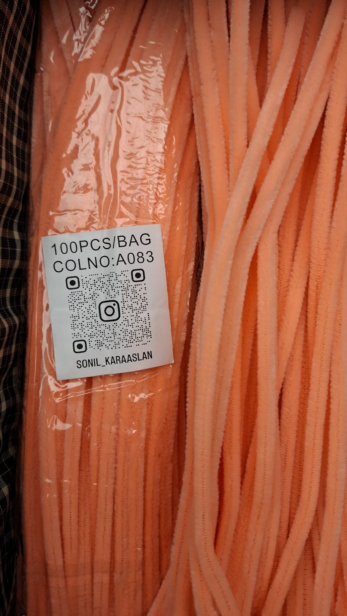ŞÖNİL 100 LÜ YAVRU AĞZI RENK KOD A083 30 CM -🛍️ YOĞUN TÜYLÜ HOBİ ÇUBUĞU TEL EL İŞİ 100 LÜ PAKET💐