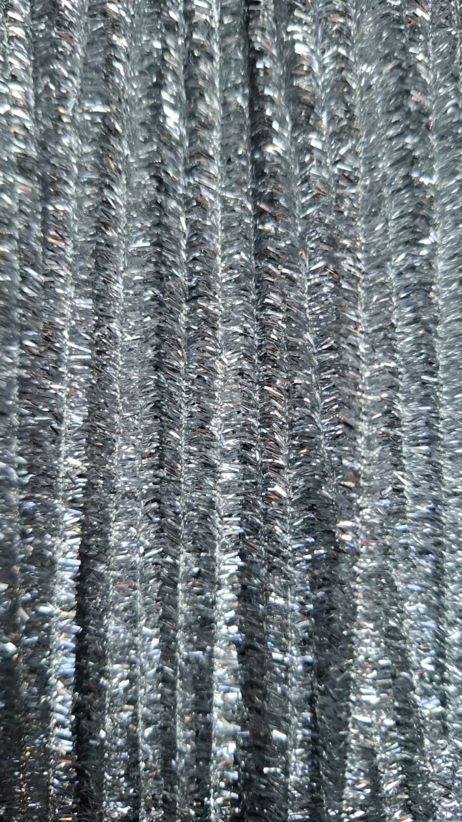 Gümüş Simli Renk Şönil RENK KOD B007 🌸Tel, El İşi, DIY Çiçek Yapım Teli, 1 Paket 100 Adet, - 30 Cm