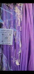 ŞÖNİL 100 LÜ LİLA RENK KOD A049 30 CM -🛍️ YOĞUN TÜYLÜ HOBİ ÇUBUĞU TEL EL İŞİ 100 LÜ PAKET💐