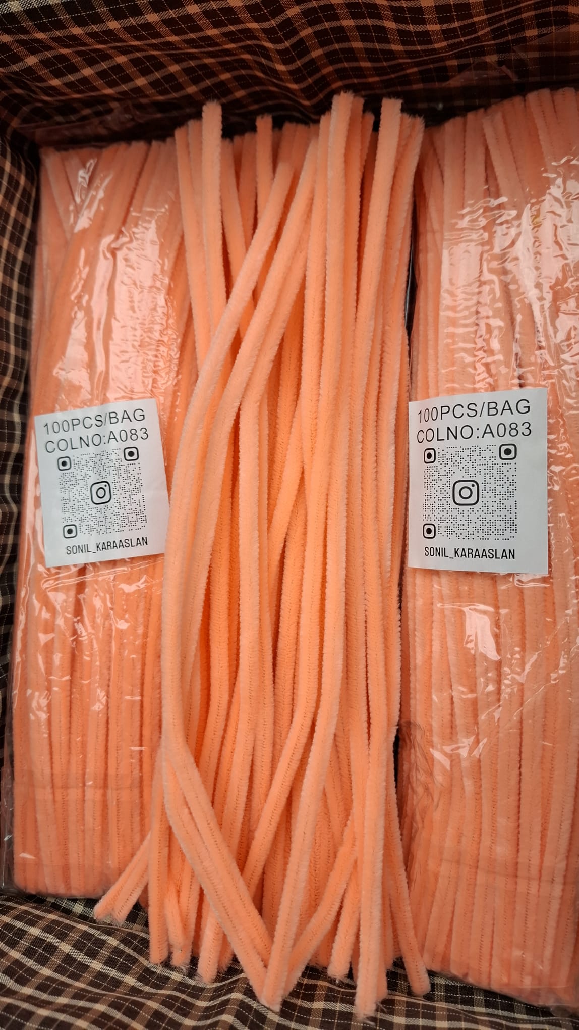 ŞÖNİL 100 LÜ YAVRU AĞZI RENK KOD A083 30 CM -🛍️ YOĞUN TÜYLÜ HOBİ ÇUBUĞU TEL EL İŞİ 100 LÜ PAKET💐