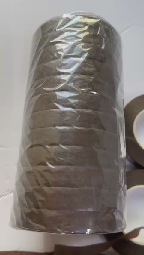 Kahverengi Çiçek Bandı 1 paket 12 adet, Şönil çiçek sarma, hobi ,buket yapım, DIY